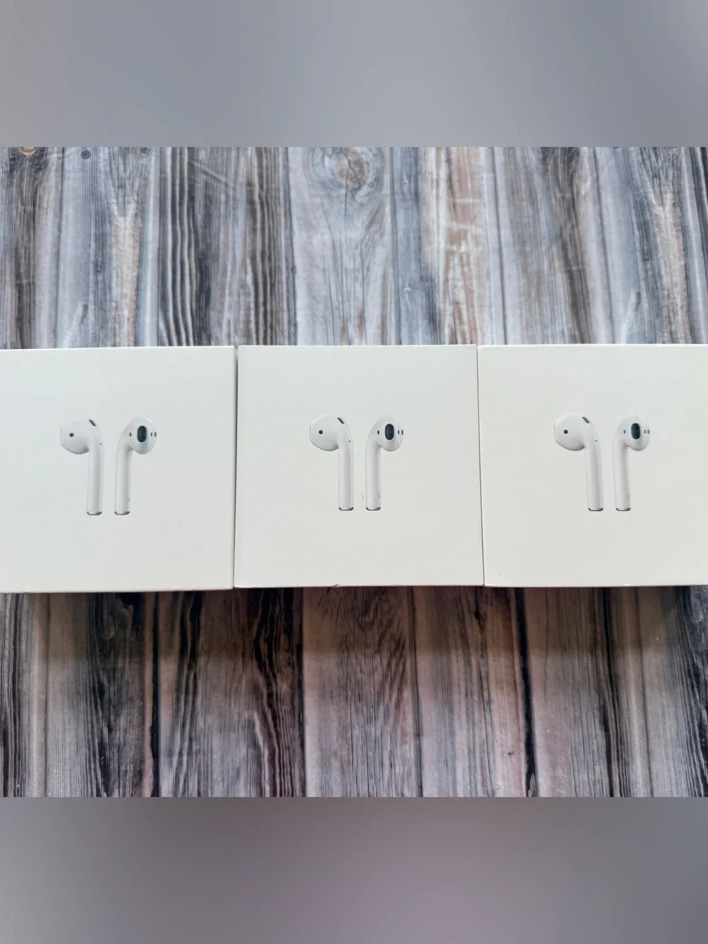 Apple White AirPods Charging Case Boxes - Triple Pack